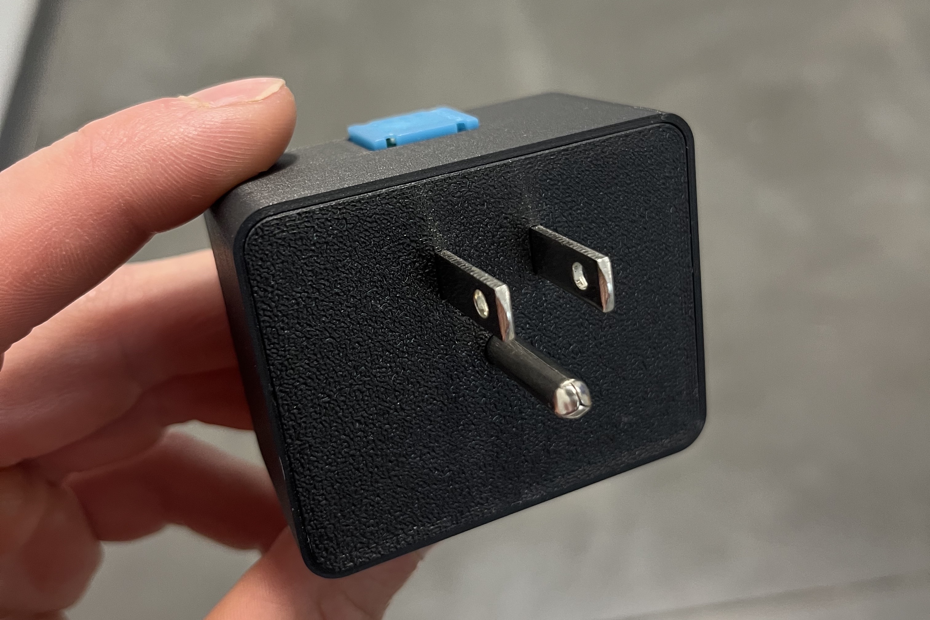 3D printed housing with embedded Nema 5-15P